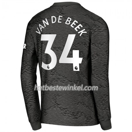 Manchester United Donny van de Beek 34 Voetbalshirts Uit 2020/21 - LS